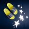 Neon Yellow Space Aliens Slide
