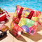 Pink Latte & Summer Fruits Double Face Tote Bag – Waterproof Reversible Beach Bag for Women