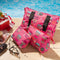 Pink Latte & Summer Fruits Double Face Tote Bag – Waterproof Reversible Beach Bag for Women
