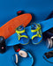 Royal Blue – Neon Green Boys Sporty Sling CUBS Sandal