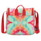 Watermelon Red Tie Dye Cross Body Lunch Bag